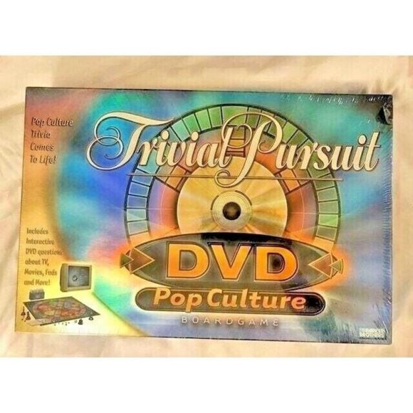 Trivial Pursuit DVD POP CULTURE BOARD GAME Parker Brothers 2003 BRAND NEW SEALED - Picture 1 of 6